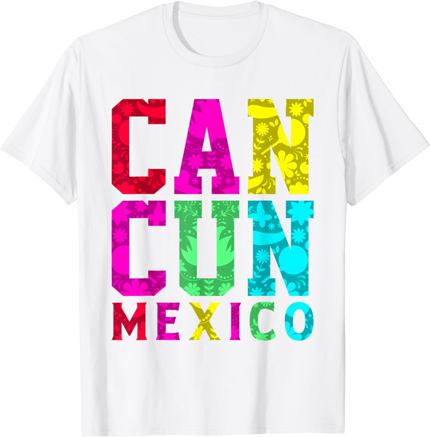 Cancun Mexico Shirt Colorful Men Women Cancun Shirt Cancun T-Shirt ...