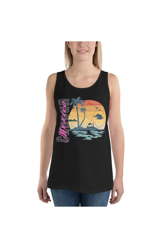 Cancun, Mexico Tank Top Women | Spring Break Summer Vacation Tank (M)