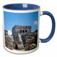 thumbnail image 1 of 3drose, Cancun, Quintana Roo, Mexico, Ancient Stone - Sa13 Ist0052 - Inti St. Clair, 15oz Two-tone Blue Mug, 1 of 6