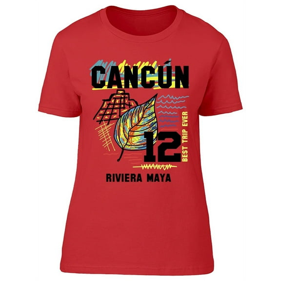 Cancun Riviera Maya T-Shirt Women -Image by Shutterstock, Female Small