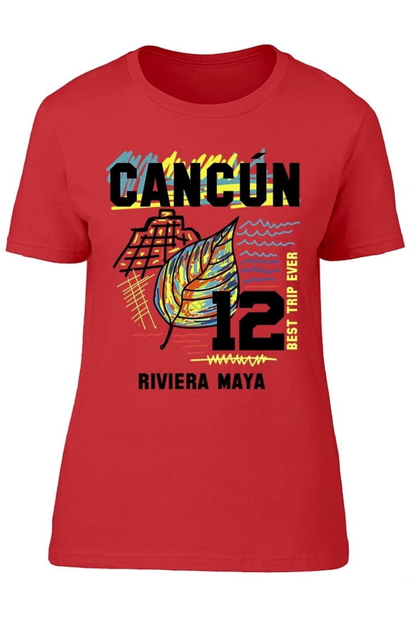 Cancun Riviera Maya T-Shirt Women -Image by Shutterstock, Female Small