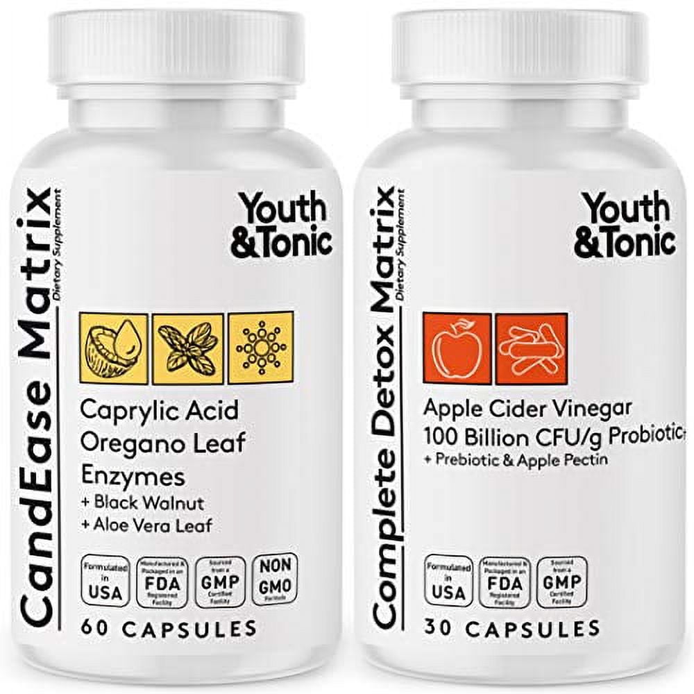 CandEase & Complete Detox Pills Body Alkalise Restoring Normal