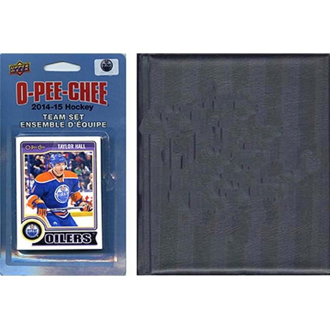 CandICollectables 14OILERSTS NHL Edmonton Oilers 2014 O-Pee-Chee Team Set & A Storage Album