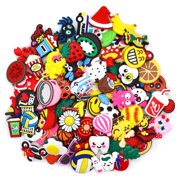 Shoe Decoration Charms, 100 Packs PVC Shoe Charms - rated 4.7 stars from 123 reviews