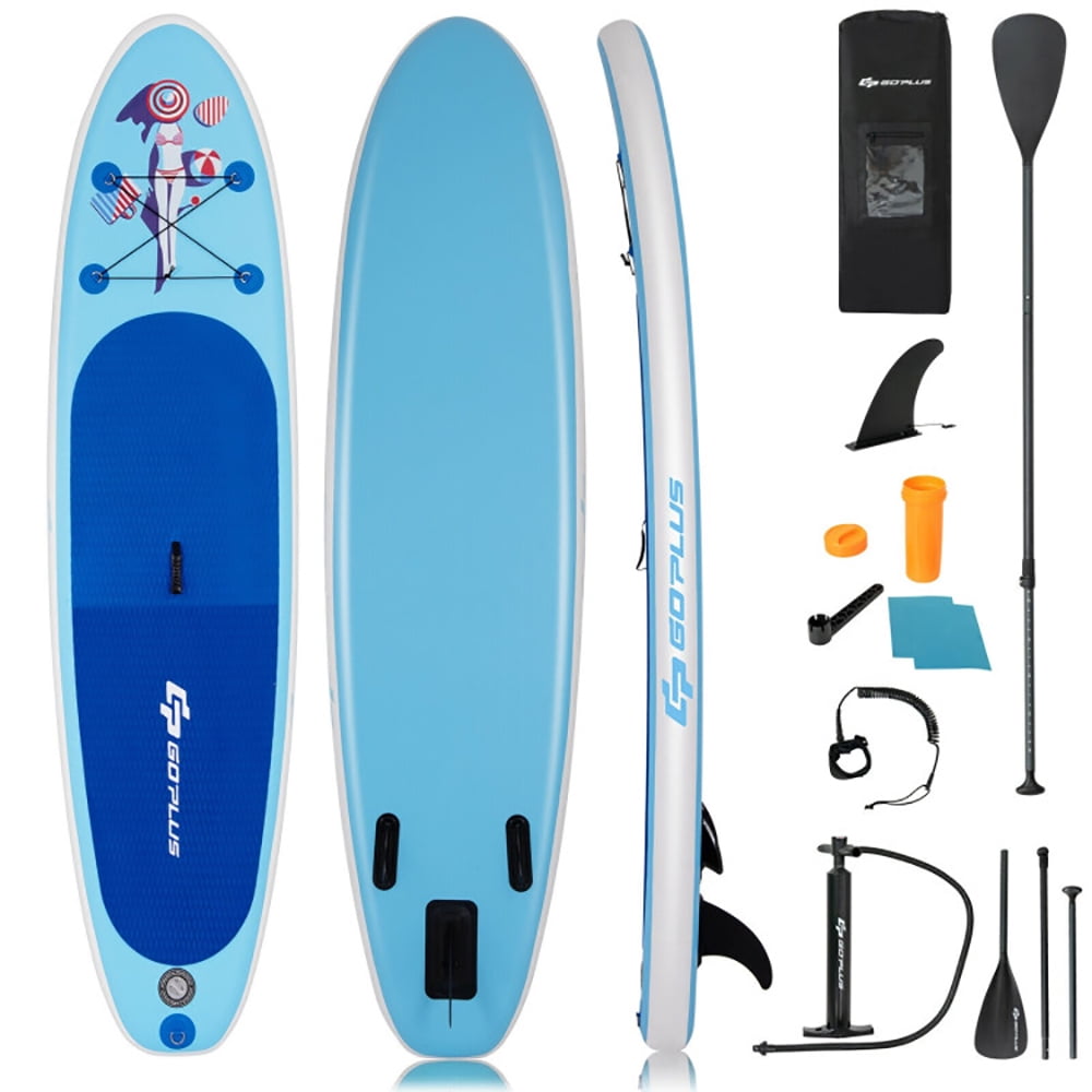 Canddidliike 10 Feet Inflatable Stand Up Paddle Board with Adjustable Paddle Pump, Inflatable Stand Up Paddle Boards