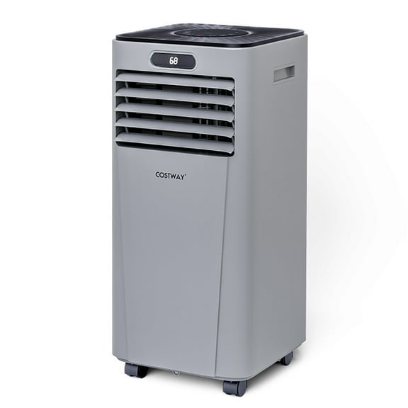 Canddidliike 10000 BTU 4-in-1 Portable Air Conditioner with Dehumidifier and Fan Mode-Gray, Room Air Conditioner with Remote Control,Dehumidifier
