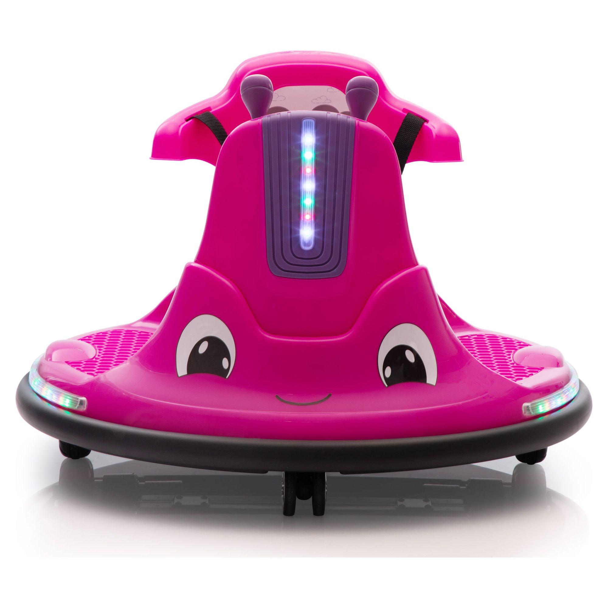 Canddidliike 12V Spin Ride on Bumper Car w/ Remote Control for Kids Toddlers, Rose Red Canddidliike 12V Spin Ride on Bumper Car w/ Remote Control for Kids Toddlers, Rose Red