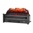 thumbnail image 1 of Canddidliike 1400W Electric Fireplace Log Heater with Adjustable Flame Brightness-Black, Electric Fireplace Insert, Recessed & Freestanding, 1 of 8