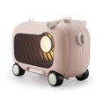 thumbnail image 1 of Canddidliike 2-In-1 Kids Ride On Suitcase with Wheels, Toddler Carry On Luggage, Children Travel Essential for Outdoor, Pink, 1 of 15