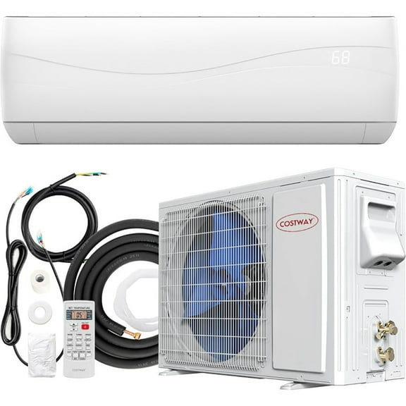 Canddidliike 24000 BTU 18.5 SEER2 208-230V Ductless Mini Split Air Conditioner and Heater, Energy Efficient Inverter AC w/Heat Pump & Installation Kit