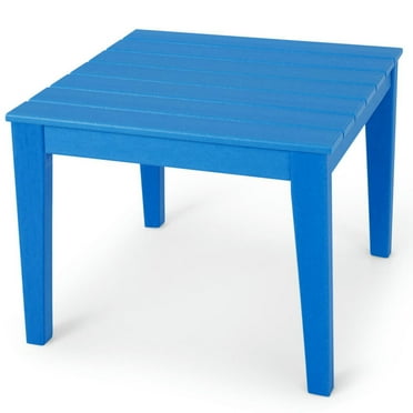 Canddidliike 25.5 Inch Square Kids Activity Play Table-Blue, Kids Table for Arts & Crafts, Snack Time, Homeschooling, Homework