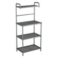 thumbnail image 1 of Spaco 4-Tier Baker’s Rack Stand Shelves Kitchen Storage Rack Organizer, Bakers Rack Kitchen Storage Shelf, Gray, 1 of 7