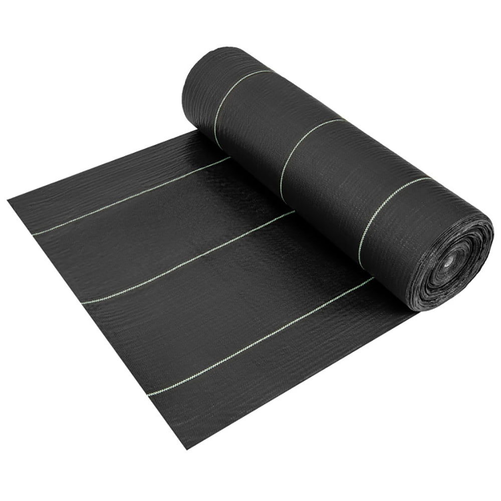 Canddidliike 6.5 x 330/4 x 250/6 x 300 Feet Weed Barrier Landscape Fabric-6 ft, Woven Mulch for Landscaping Ground Cover Weed Control Fabric