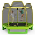 thumbnail image 1 of Canddidliike 7 Feet Kids Recreational Bounce Jumper Trampoline-Green, Trampoline Outdoor for Kids/Adults,Great Mini Trampoline for Indoor/Garden Workout, 1 of 11