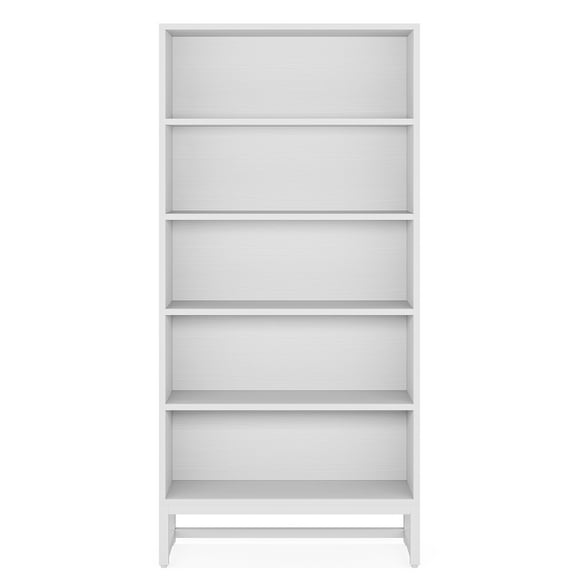 Canddidliike Bookshelf,Heavy Duty Bookshelf with 88lbs Shelf Load - Closed Back for Dust Protection, White