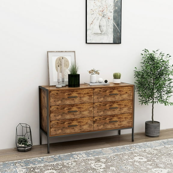 Canddidliike Chest of Drawers with Metal Handles, Durable Particleboard & MDF, Stylish Design