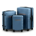 thumbnail image 1 of Canddidliike Expandable Luggage 3 Pieces Set, Luggage with 360 Silent Spinner Wheels, PC+ABS Suitcase with TSA Lock Spinner, Blue, 1 of 5