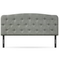 thumbnail image 1 of Canddidliike Full Tufted Fabric Modern Headboard in Light Gray Linen Fabric, 1 of 3