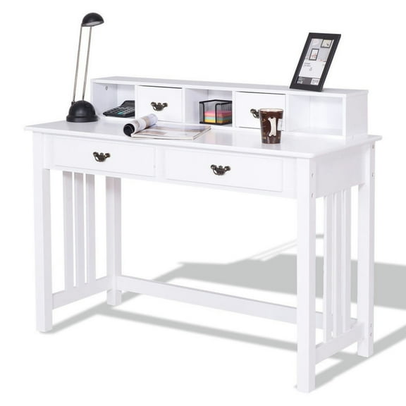 Canddidliike Home Office Writing Desk with 4 Drawer Computer Study Table, Gaming Desk, Gaming Computer Desks for Study,Working,Writing