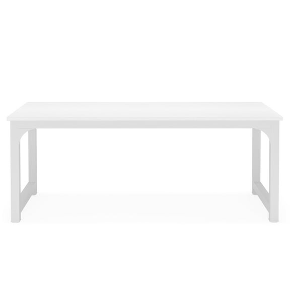 Canddidliike Large Computer Desk, Reinforced Metal Frame, 29.52"H, Eco-Grade Wood