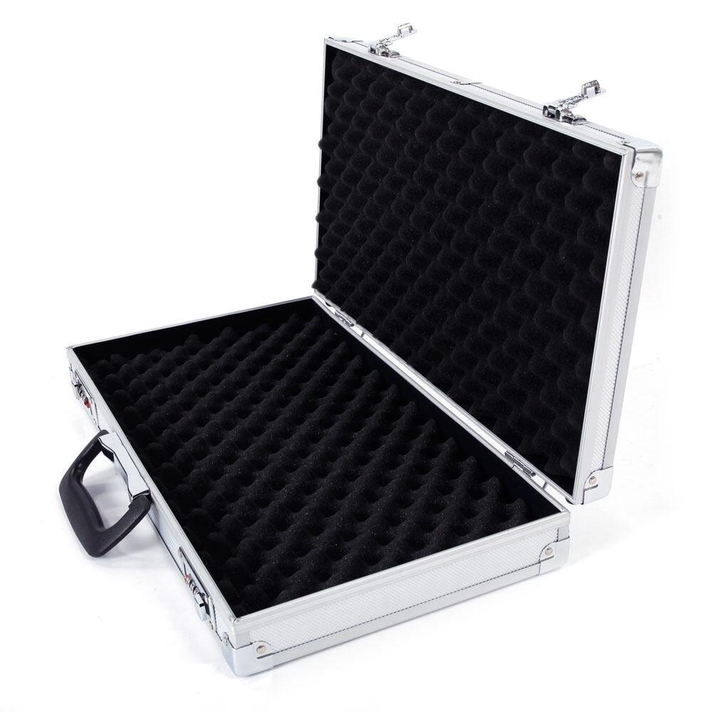 Canddidliike Portable Fire-Resistant Safe Box Combo Lock Security Case for Car, Home, Travel - Silver Canddidliike Portable Fire-Resistant Safe Box Combo Lock Security Case for Car, Home, Travel - Silver