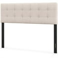 thumbnail image 1 of Canddidliike Queen Size Headboard, Linen Upholstered Headboard with Solid Rubber Wood Legsheadboard in Light, White, 1 of 1