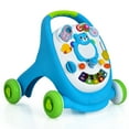 Canddidliike SittoStand Toddler Learning Walker with Lights and SoundsBlue, Baby Walkers for