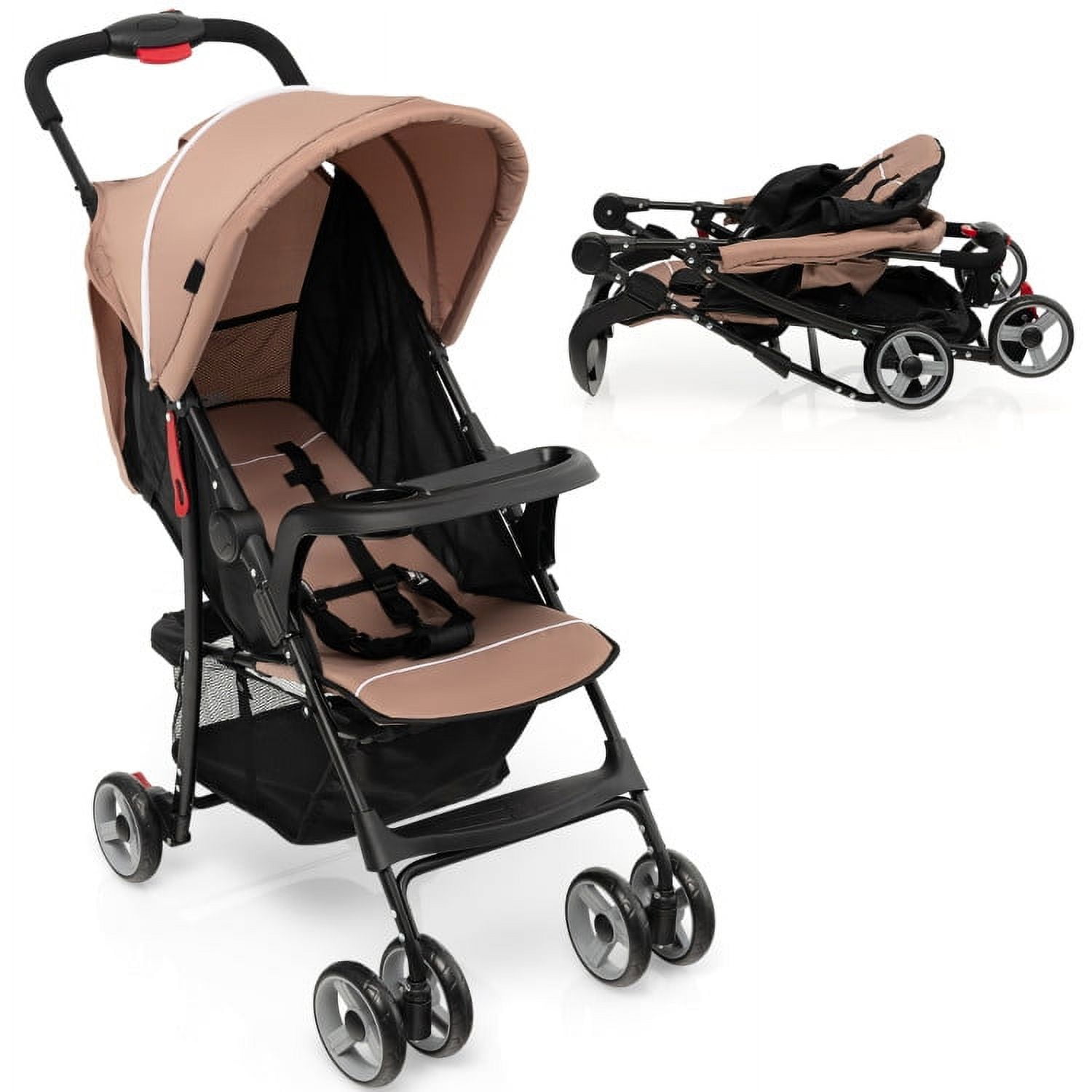 Canddidliike Toddler Travel Stroller for Airplane with Adjustable Backrest and Canopy, Lightweight Stroller for Infant & Toddler Canddidliike Toddler Travel Stroller for Airplane with Adjustable Backrest and Canopy, Lightweight Stroller for Infant & Toddler