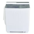 thumbnail image 1 of Canddidliike Twin Tub Portable Washing Machine with Timer Control and Drain Pump for Apartment-Gray, Timer Control, Compact Laundry Washer for RV, Apartments and Dorms, 1 of 11
