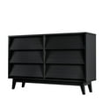 thumbnail image 1 of Canddidliike Wooden 6-Drawer Dresser with Deep Drawers, Large Modern Chest of Drawer Dresser Cabinet, TV Stand for Indoor as Home, Bedroom, Dining Room, Living Room, Black, 1 of 15