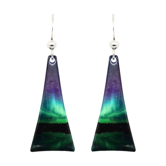Candelabra Heidi Pinkerton Earrings by d'ears Non-Tarnish Sterling Silver French Hook Ear Wire