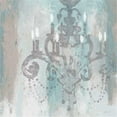 thumbnail image 1 of Tangletown Fine Art Candelabra Teal II by James Wiens Poster Frame - 20 x 20 x 1.5 in., 1 of 2