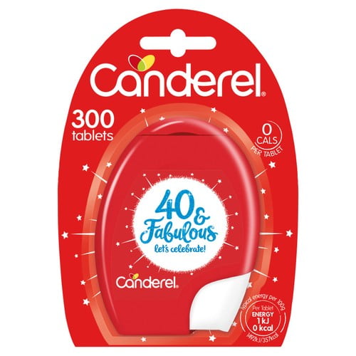 Canderel Original Low Calorie Sweetener Tablets 30's, British Import (Pack of 2)