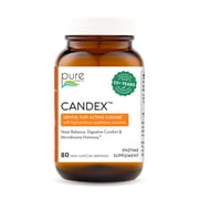 Pure Essence Labs   Candex, Digestive Enzyme Formula for Yeast Balance & Digestive Comfort - 80 Count