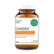 Pure Essence Candex Supplement - Yeast Overgrowth Supplement with Digestive Enzymes, Yeast Infection Probiotic Treatment for Men and Women - 120 Capsules
