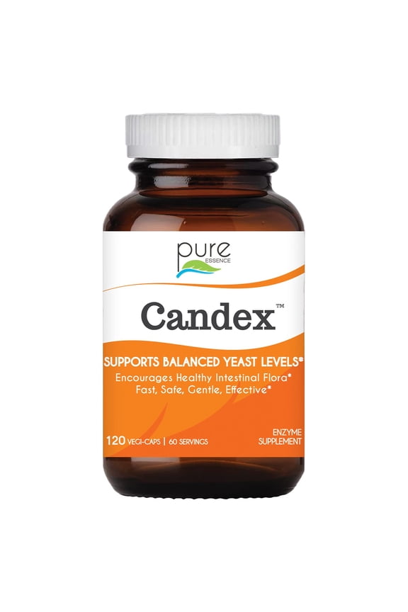 Candex Supplement - Yeast Overgrowth Supplement with Digestive Enzymes, Yeast Infection Probiotic Treatment for Men and Women - 120 Capsules