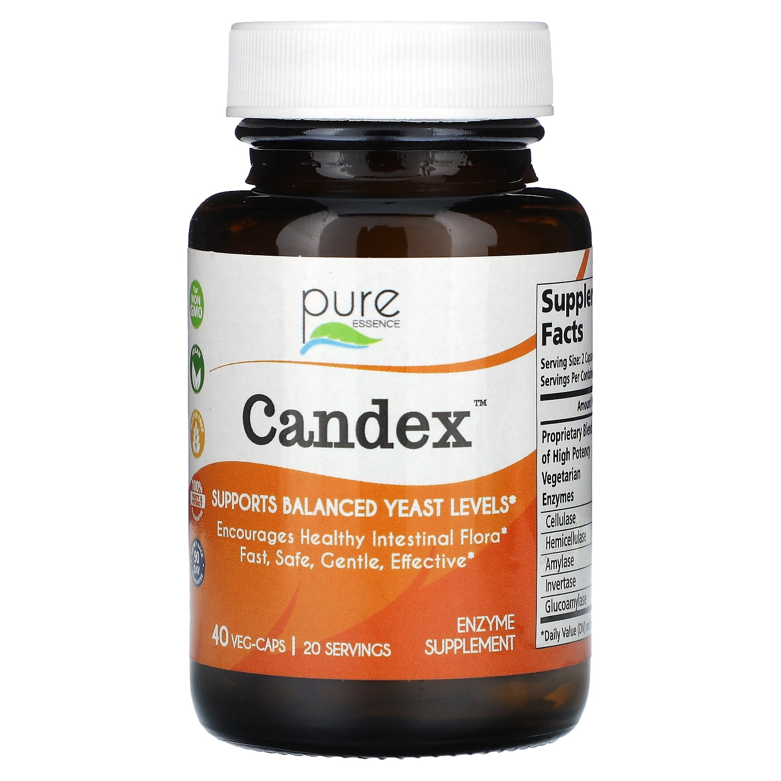 Pure Essence Candex Candida Cleanse Supplement - Natural Yeast