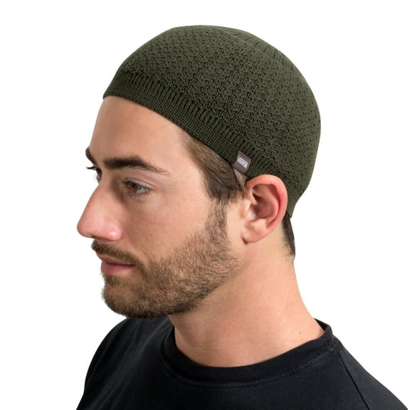 Candid Forest Wavy Cotton Kufi Beanie Hat Adult