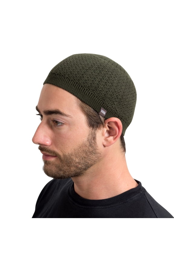 Candid Forest Wavy Cotton Kufi Beanie Hat Adult