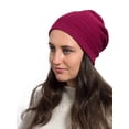 thumbnail image 1 of Candid Red Slouchy Cotton Beanie All Season Adult Men Women, 1 of 3