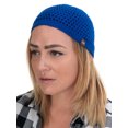 thumbnail image 1 of Candid Signature Apparel - Handmade Skullcap Beanie w/Premium Open Knit, Soft & Breathable Bamboo Cotton for Everyday Wear, Blue, 1 of 4