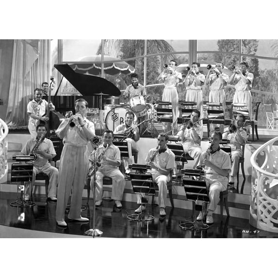 Candid of Benny Goodman with band Photo Print (8 x 10)