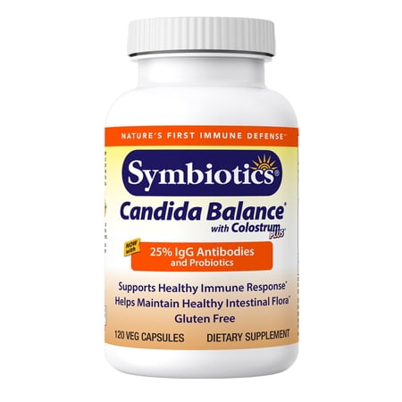 Candida Balance with Colostrum Plus, 120 Veg Capsules, Symbiotics