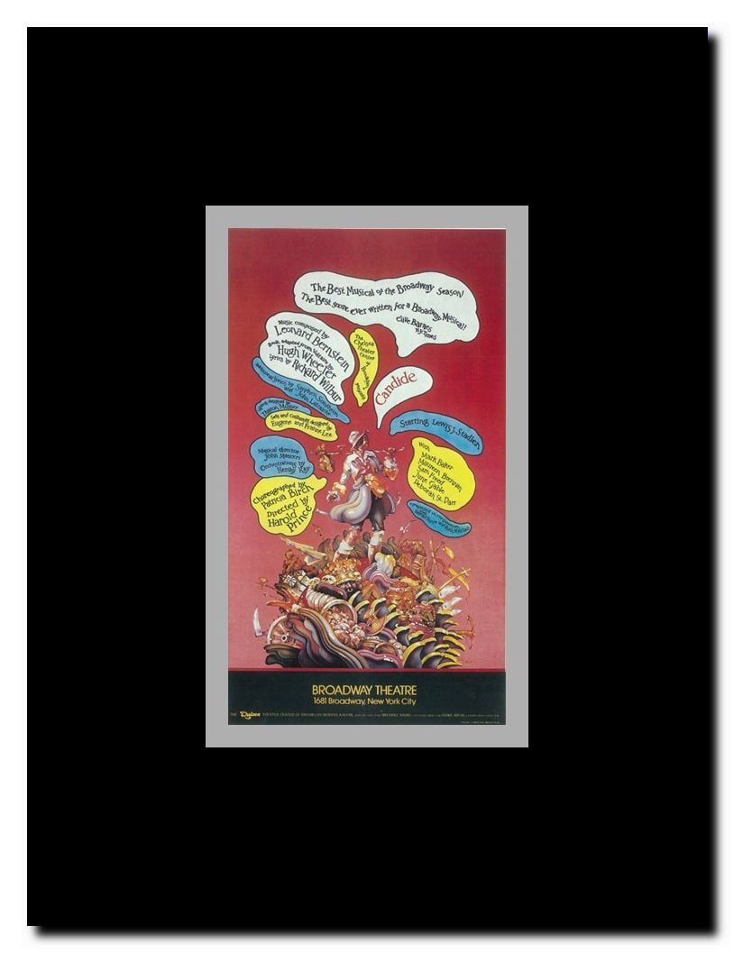 Candide (Broadway) Framed Movie Poster