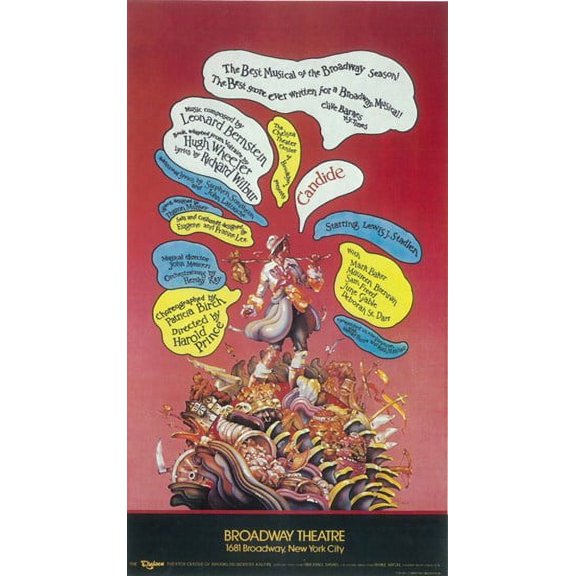 Candide (Broadway) Movie Poster (11 x 17)