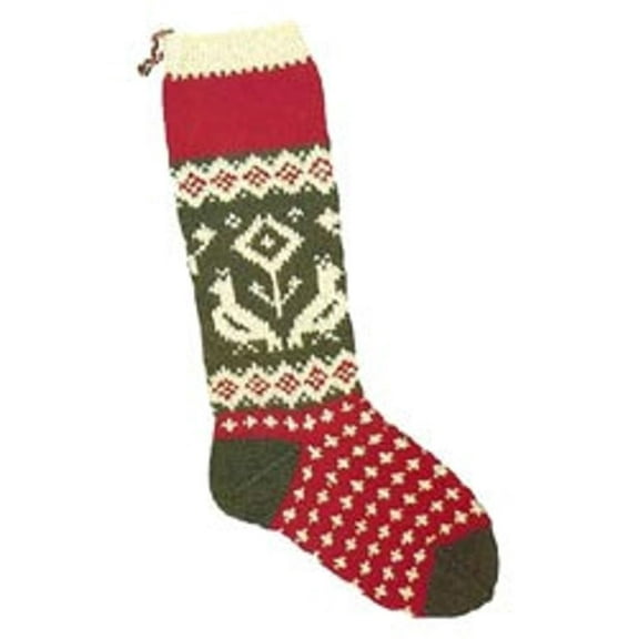 Candide Wool Yarn Christmas Stocking Knitting Kit (106 - Partridge and Pear Tree)
