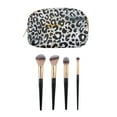 thumbnail image 1 of Candie Couture Brush Set with Cosmetic Bag 5pc Black, 1 of 3