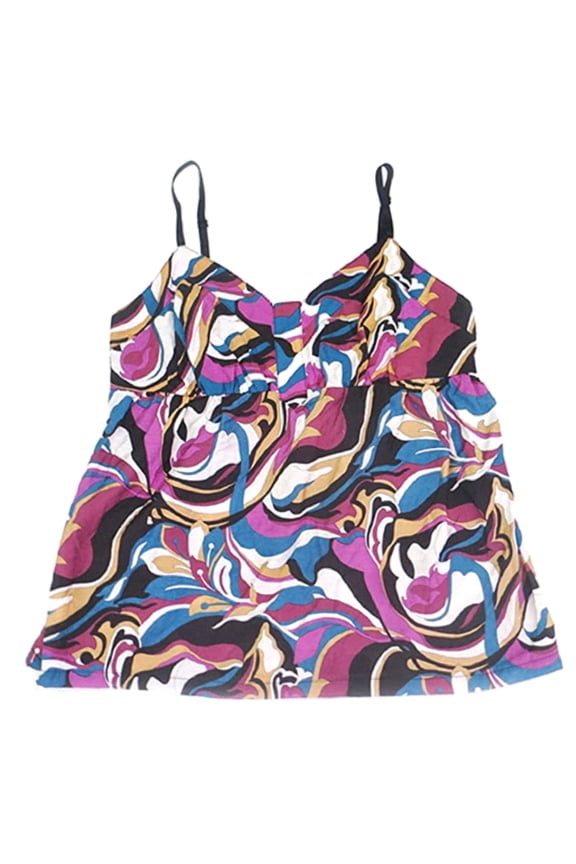 Junior Women's Multicolored Cami Tank Top (XL)