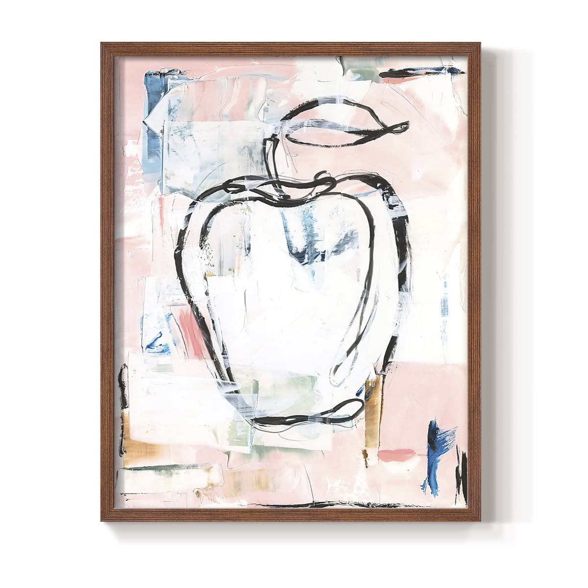 Candied Fruit I Framed Print in Brown Solid Wood Framed Print No Nail Hanging