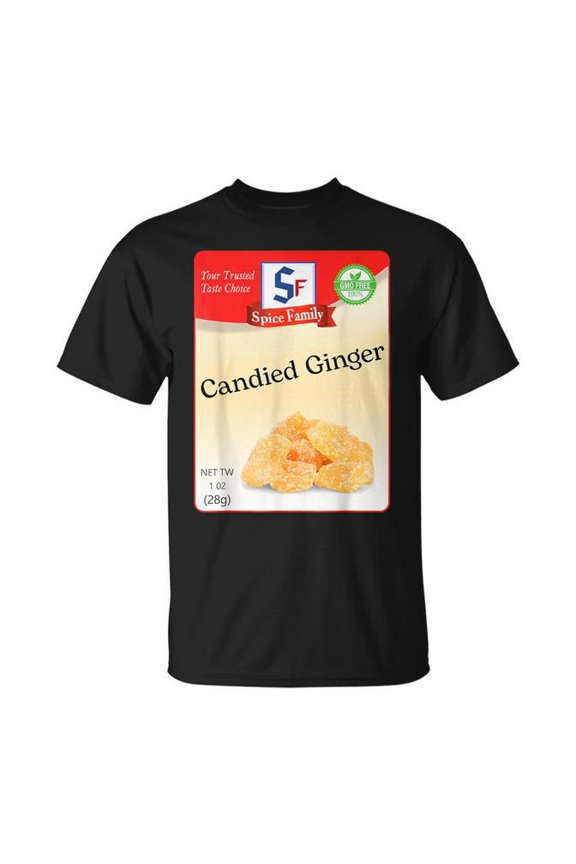 Candied Ginger Condiment Holiday Spice Group Costumes T-Shirt Size S-5XL